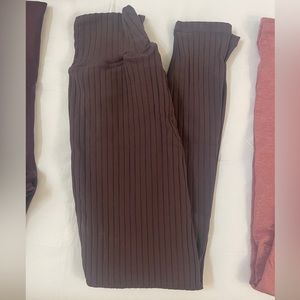 Ptula Ribbed Legging in Walnut
